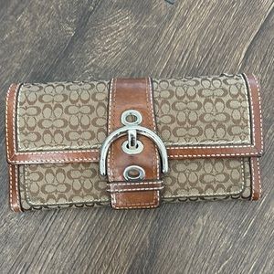 Coach mini logo wallet